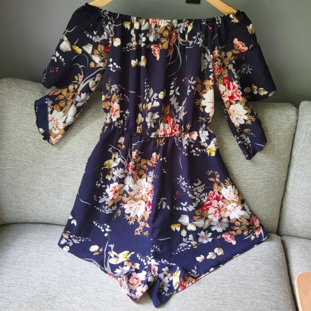 Off Shoulder Romper